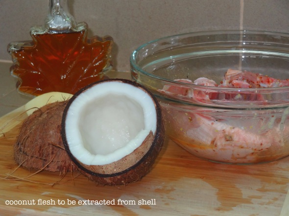 coconut in shell